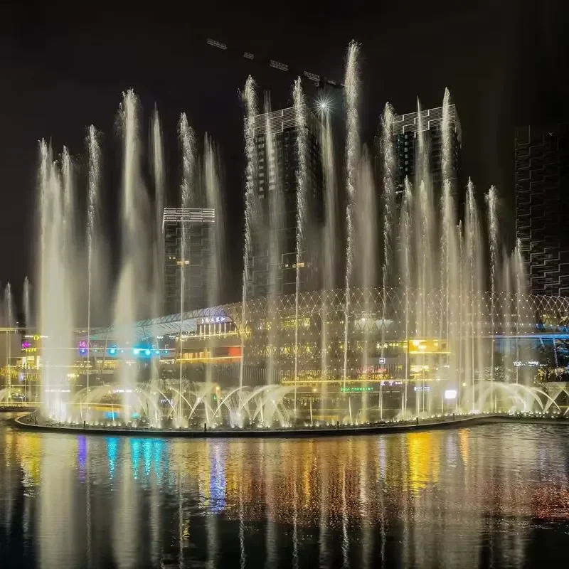 for Custom Musical Fountain Digital Control Dancing Water Show Commercial Landscape Decoration Outdoor Garden Park Feature