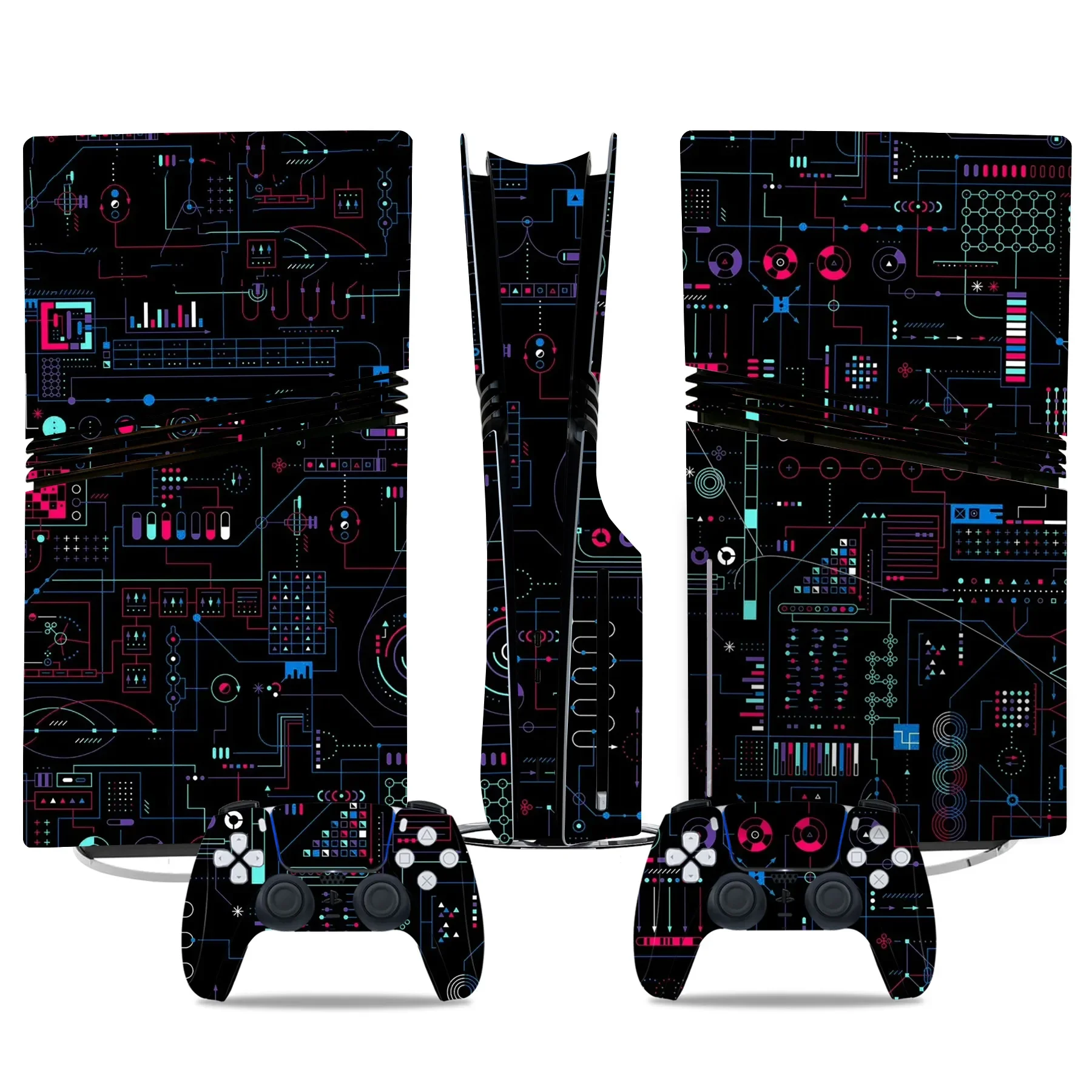 Nuevo Anime PS5 Pro disco piel pegatina Protector calcomanía cubierta para controlador de consola PS5 Pro disco piel pegatina vinilo