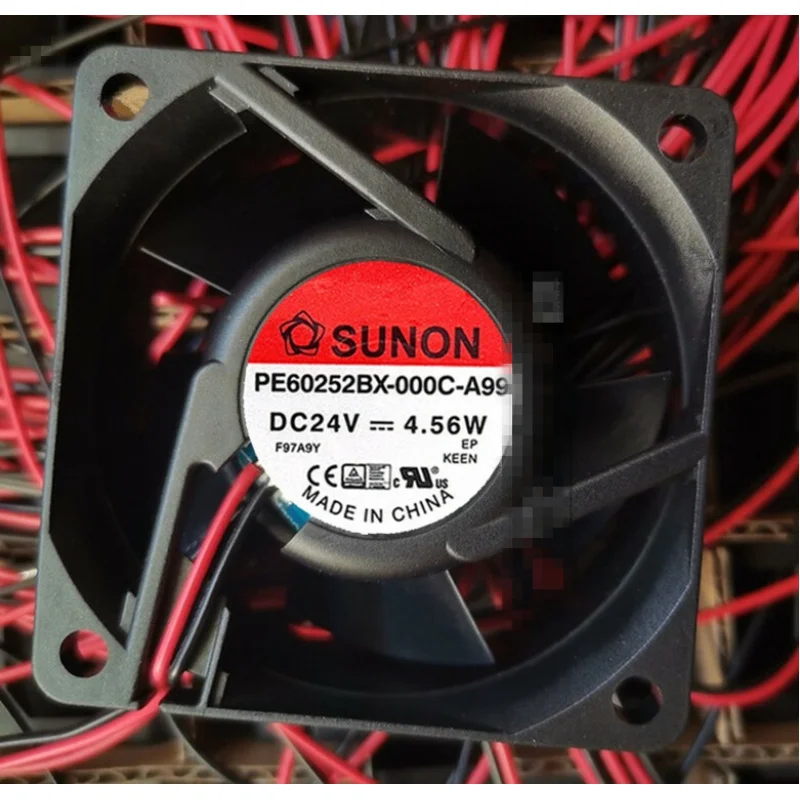

S+ SUNON PE60252BX-000C-A99 6025 24V 4.56W Inverter Cooling Fan 2-wire
