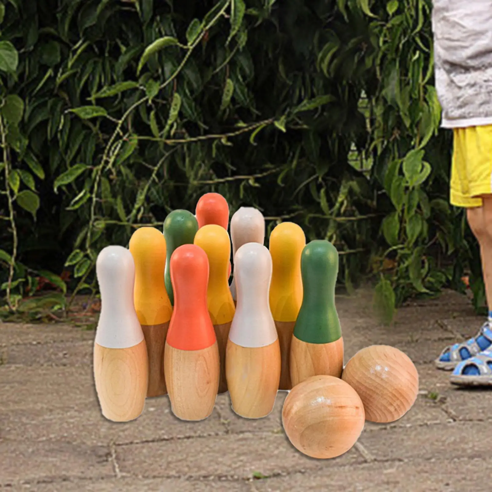 Juego educativo de bolos para niños, juguete deportivo, habilidades motoras finas, juegos de fiesta de madera, juguete deportivo para bebés, regalos de cumpleaños