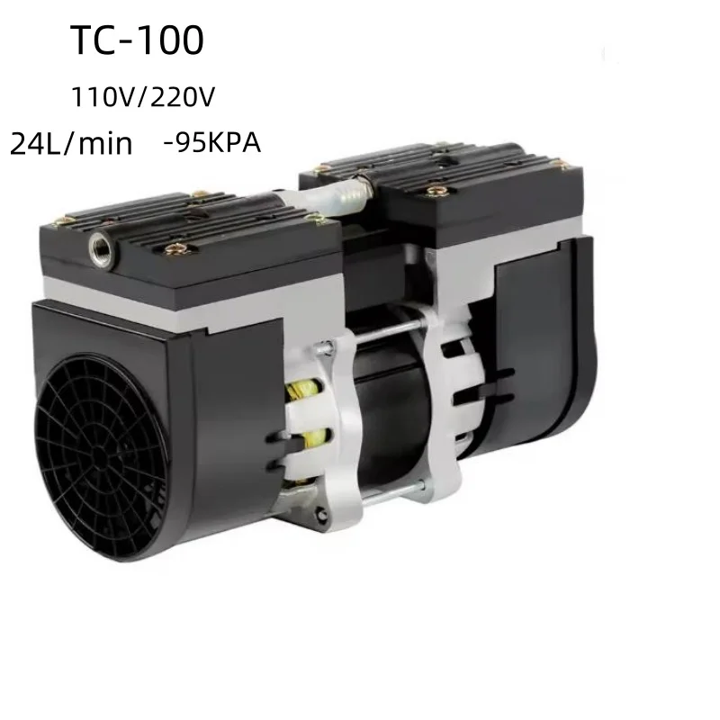 

110V/220V 100W TC-100 Oil Free Diaphragm Vacuum Pump for Medical Equipment Beauty and Food Equipment Vacuum Pump -95KPA 24L/min