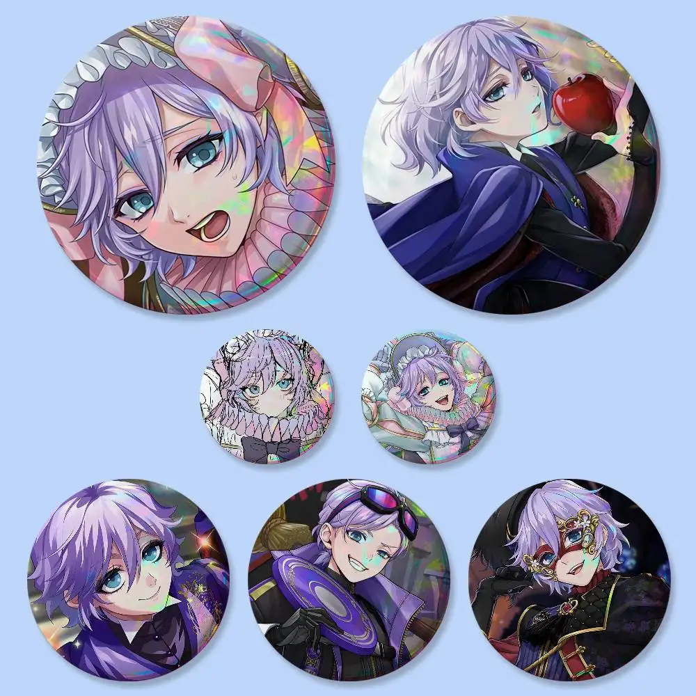 Epel Felmier Anime Figure Badges Button Round Creative Pin Brooch Badge Bag Decor Accessories Fans Collect Friends Gifts