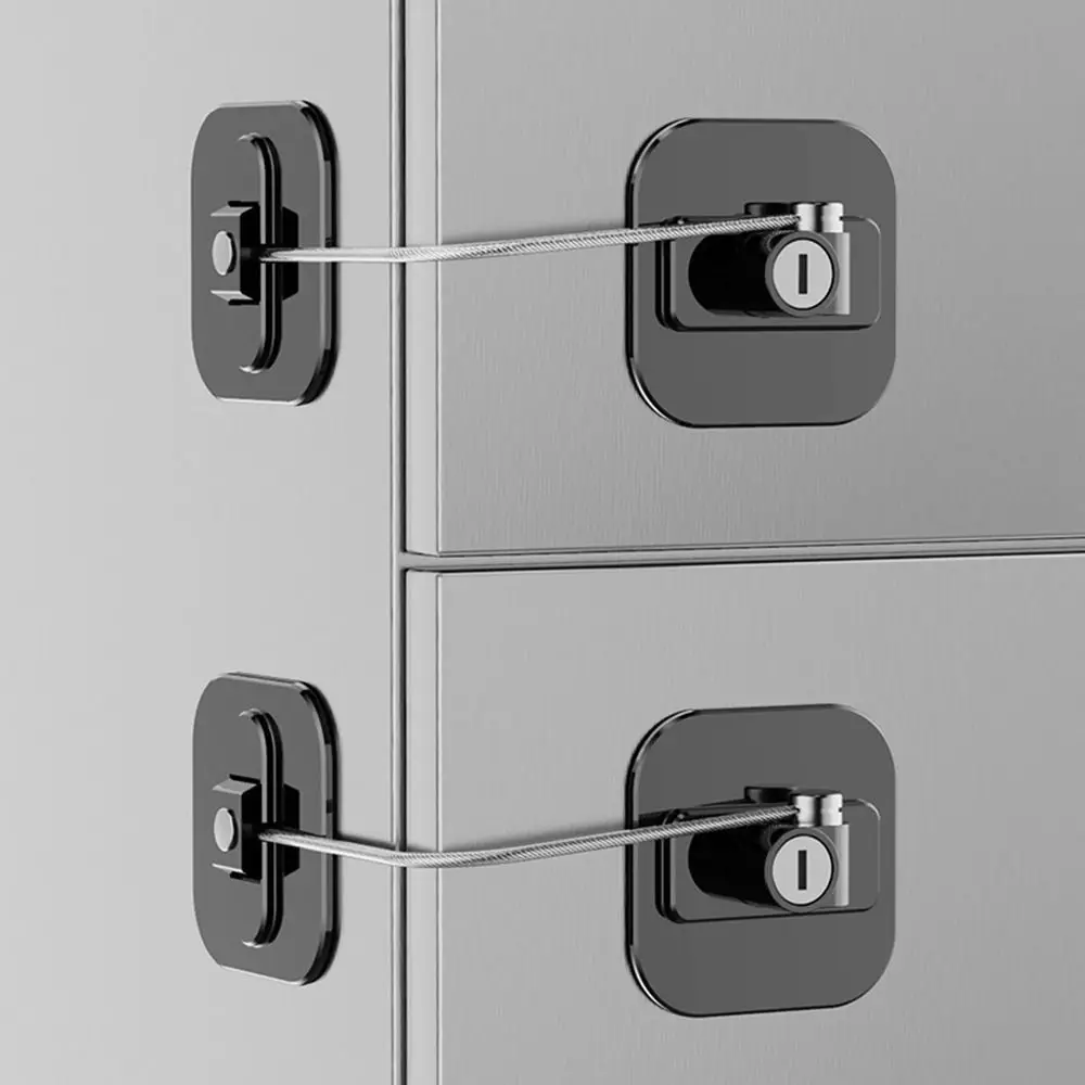 Multifunction Window Lock Security Cable Unisex Protection  Safety Lock Refrigerator Door Lock Cabinet Lock