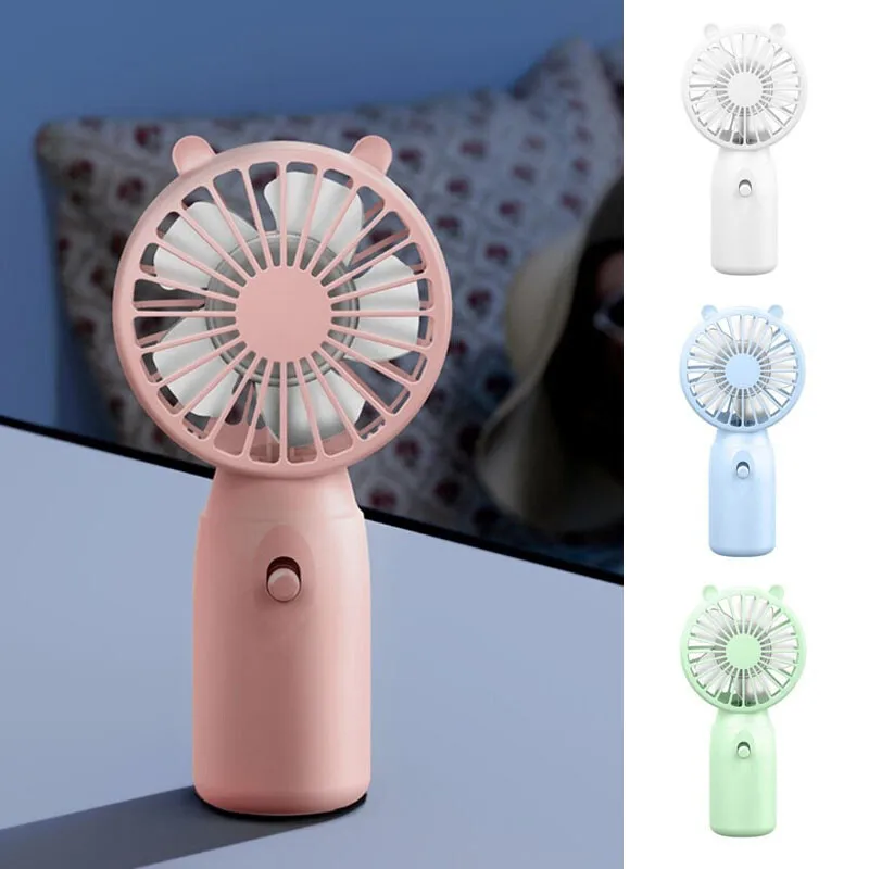 Mini Hand-held Fan Handheld Small Fan AA-Battery Operated Portable Fans