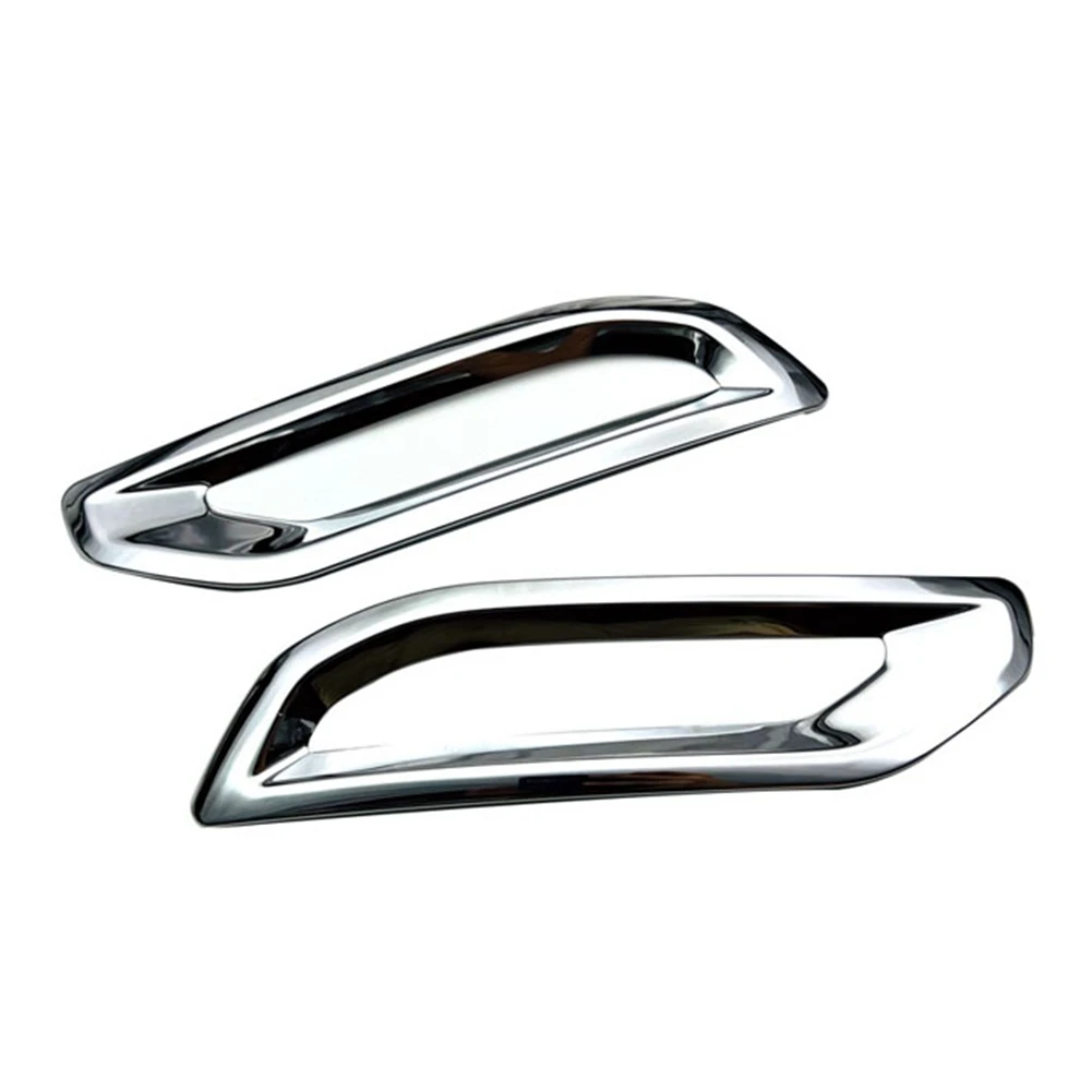 

Car Chrome Silver Rear Tail Throat Decor Frame Exhaust Pipe Trim Cover for Mitsubishi Outlander 2022