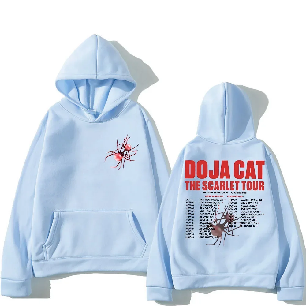 Sudaderas Graphic Printing Hoodie Doja Cat Comfortable Hip Hop Sweatshirts Long-sleeved Punk Clothing Ropa Hombre Punk Pullovers