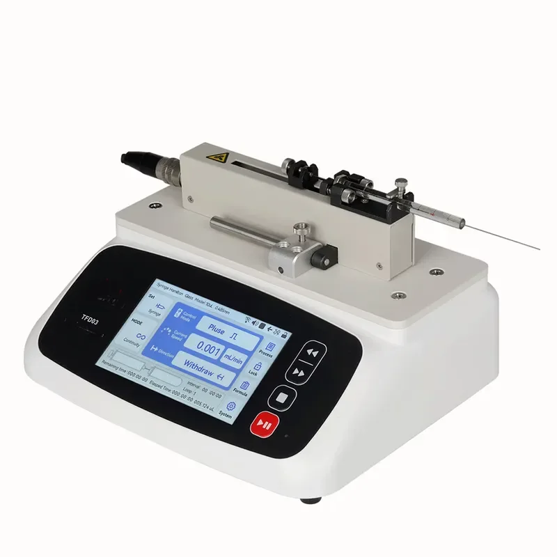 TFD03-01 Plastic Laboratory Syringe Pump 4mm Track Diameter Customizable OEM Support