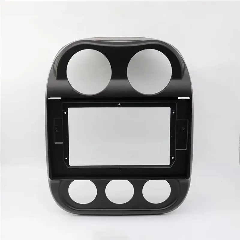 Car Radio Frame Facia 2 Din 10.1 Inch For Jeep Compass 2010-2016 Dash Installation Bezel Adapter Plate