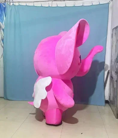 MINISO العملاق نفخ دامبو زي التميمة الكبار الفيل المشي تفجير دعوى هالوين عيد الميلاد كرنفال ملابس تنكرية #2