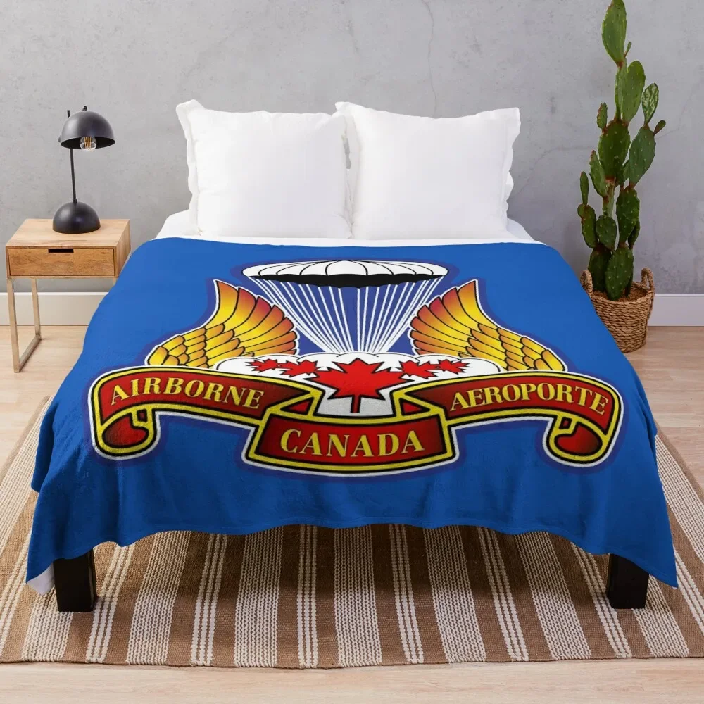 

CANADIAN AIRBORNE REGIMENT Throw Blanket Beach Kid'S Blankets