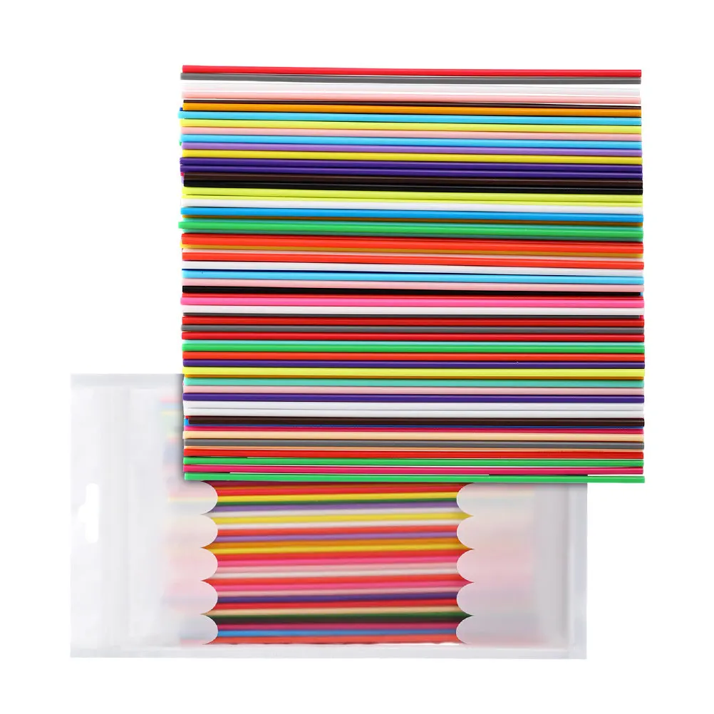 

220 шт. низкотемпературного филамента PCL для 3D-ручек, разноцветные, безопасные для детей, для домашнего и школьного творчества, для рисования и игр