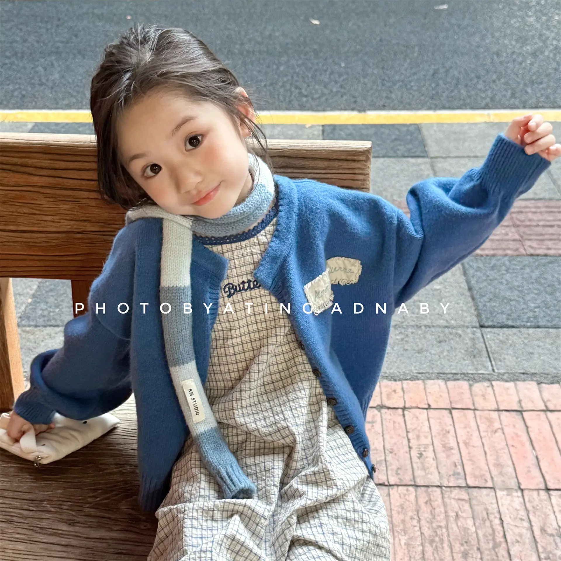 Otoño nuevos niños de manga larga cárdigan de punto moda para chicas suéter abrigo niños Chaqueta de punto de algodón abrigos ropa de bebé