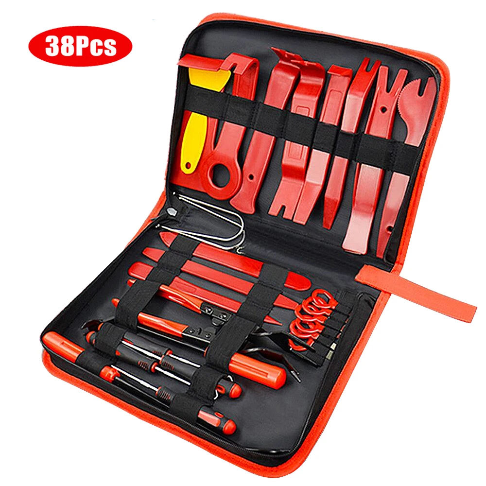 Car Tool Kit Interior Disassembly Blades Garage Hand Tools  Auto Door Panel Trim Removal Puller Set Car Accessories Product