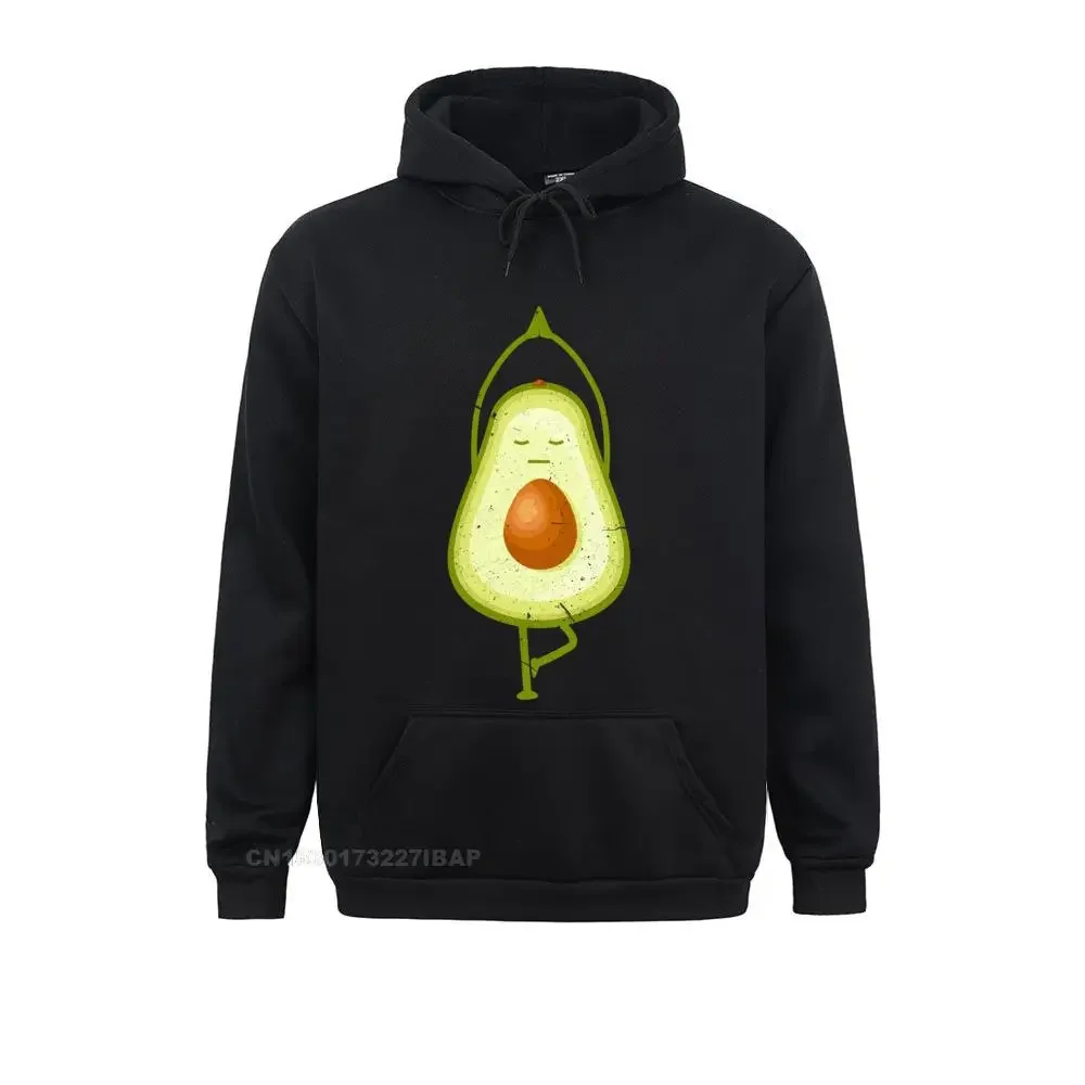 Avocado Yoga Funny Namaste Meditation Vegan Sweatshirt Sweatshirts NEW YEAR DAY Hoodies Prevalent Classic Hoods Customized Adult