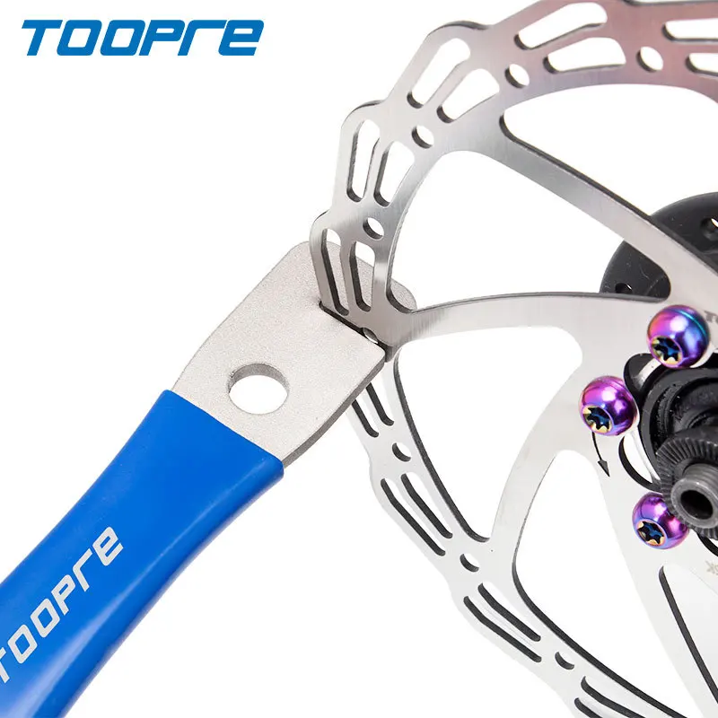 TOOPRE Bike Disc Straightening Wrench Disc Brake Rotor Alignment Truing Tools Stainless Steel Correction Wrench Bike Repair Tool