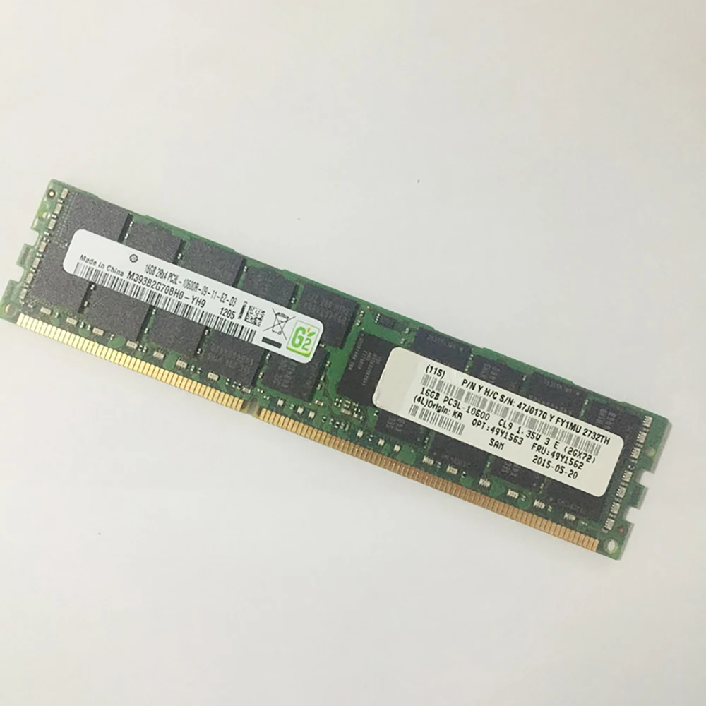 DDR3 1333 REG ECC For IBM RAM X3650 M2 M3 M4 X3550 M4 M3 X3400 M2 X3850 X3950 X5 49Y1563 49Y1565 49Y1562 16GB Server Memory