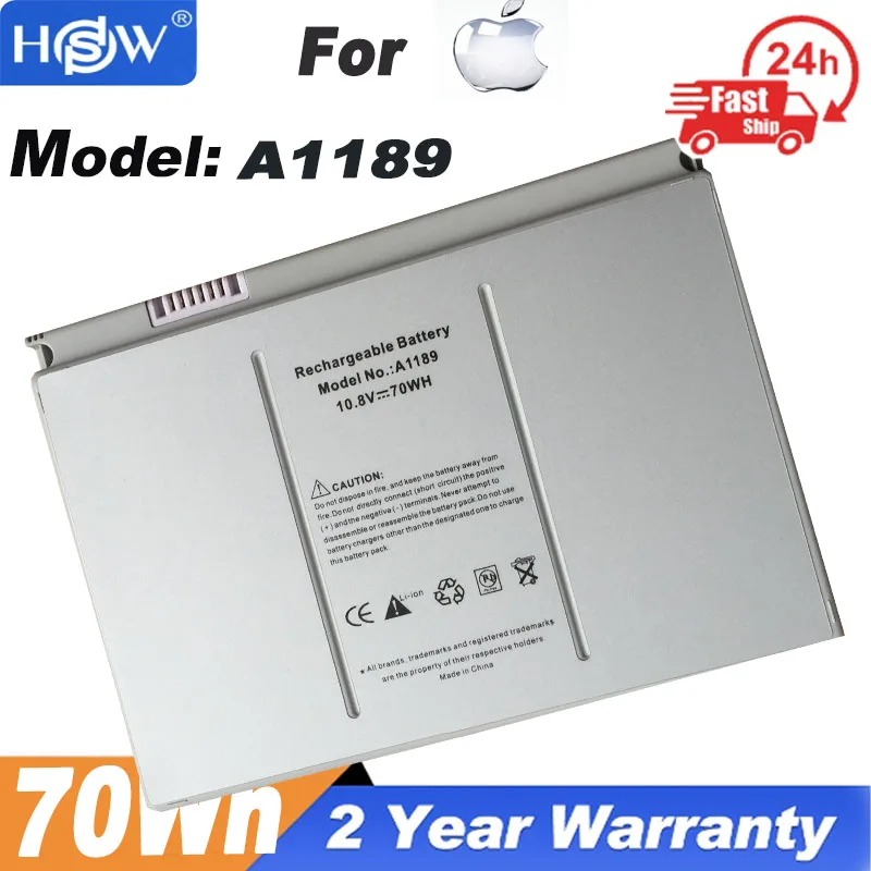 

A1189 Laptop Battery for Apple Pro 17 Inch A1151 A1189 MA611 MA458 MB166