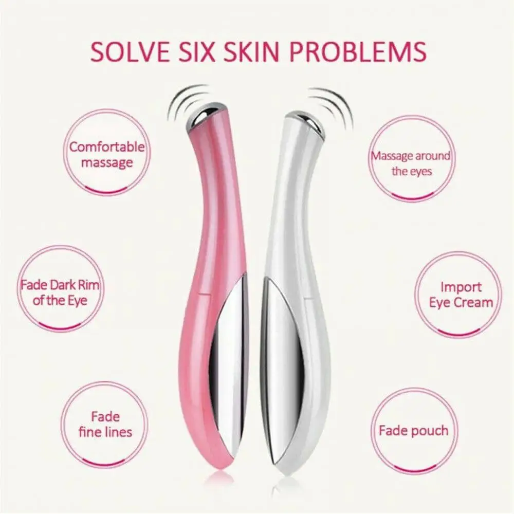 Skin Care Face Massager Beauty Beauty Tool Eye Massager Electric Vibration Eye Anti-Ageing Wrinkle Dark Circle Removal Pen Rejuv