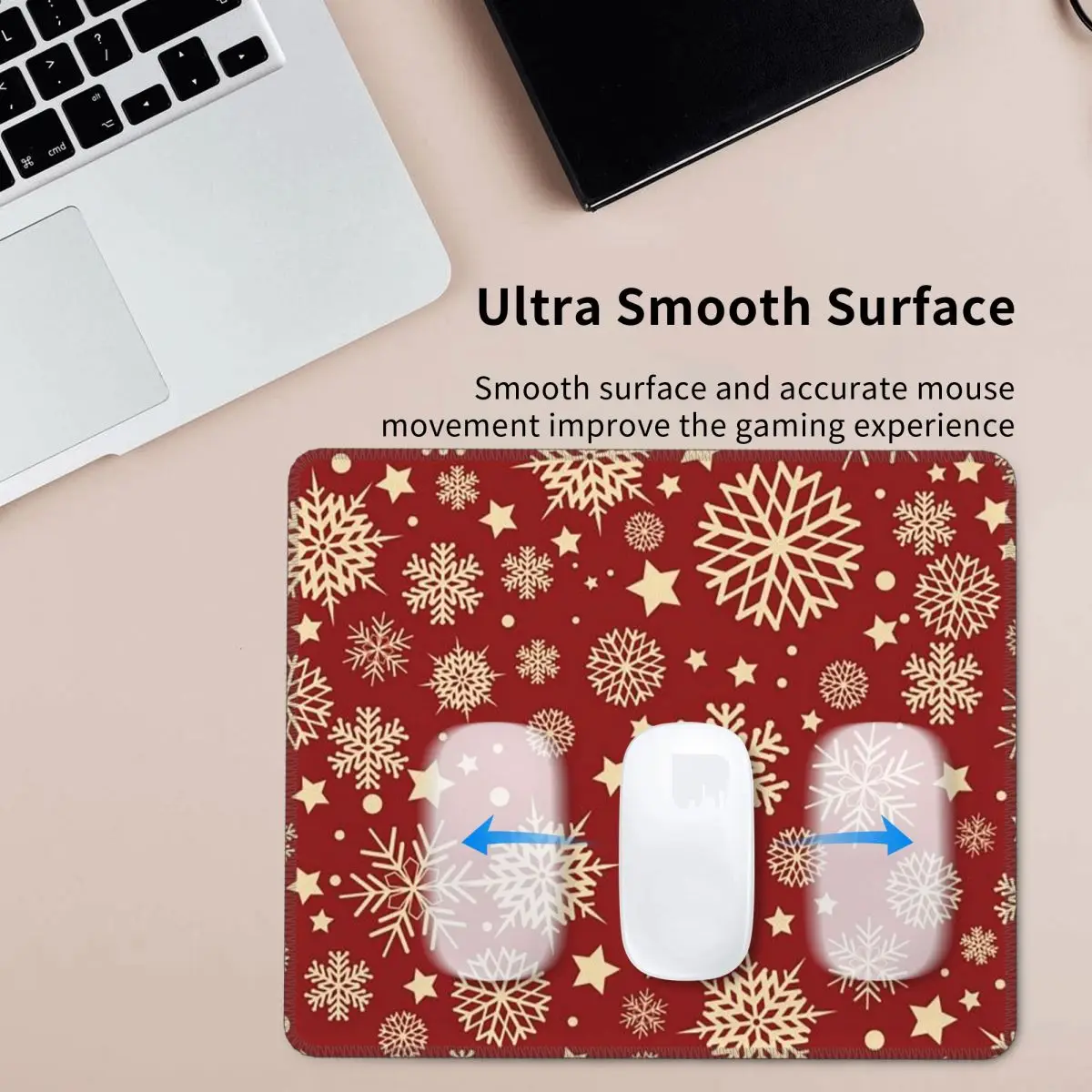 Merry Christmas & Happy Holidays! Mouse Pad Computer Keyboard Mouse Mat Gaming Laptop Desk Mat Office Table Mats