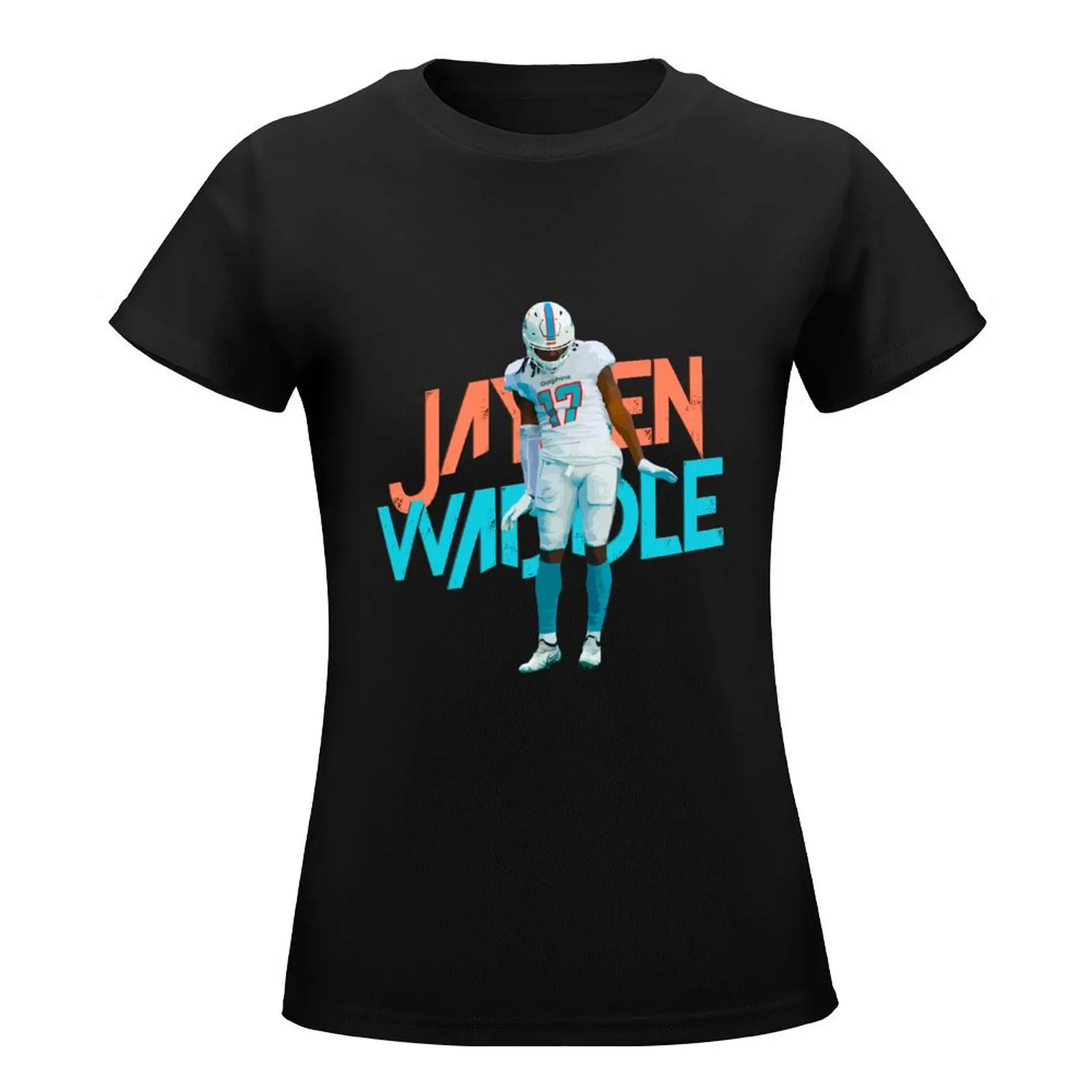 Jaylen Waddle T-Shirt graphics summer top aesthetic clothes oversized t-shirts for Women graphic tees funny