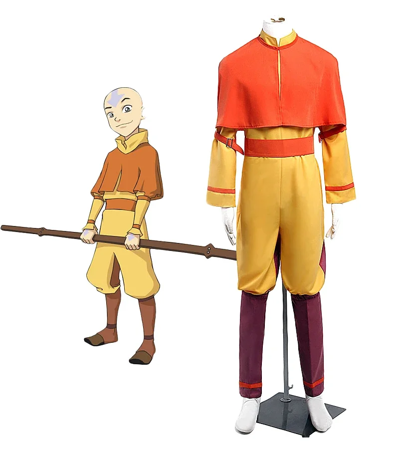 

Avatar Aang Cosplay Costume Custom Made Any Size