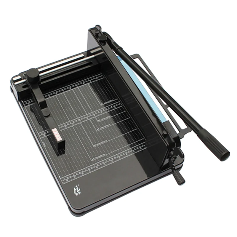 858A4 Desktop Manual Paper Cutting Machine Paper Cutter Guillotine With Drawer