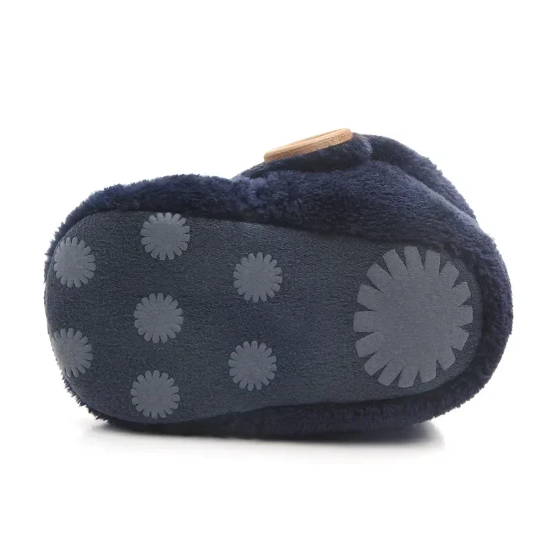 Baby Shoes Winter Baby Boy Girl Keep Warm Fluff Soft Toddler Shoes First Walkers Anti-slip Newborn Infant Crib Shoes Moccasin