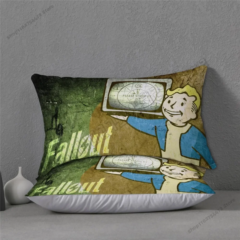 Fashion Printed Pillow Case Anime Fallouts Creative Pillows Cover Cartoon New Pillowcase Cute Living Room Sofa Home Decor Gifts