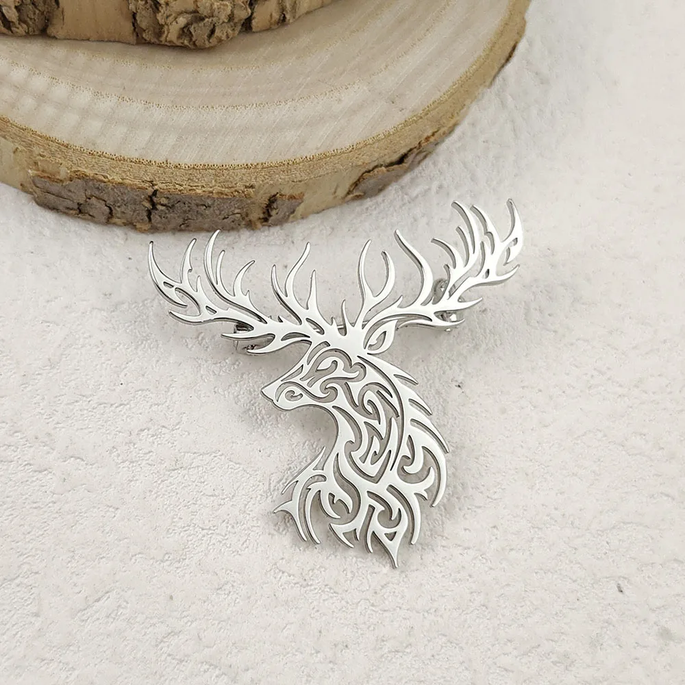 بروش من الفولاذ المقاوم للصدأ مطلي بالذهب عيار 18 قيراط على طراز الشرير المجوف، وإكسسوارات البدلة السوداء، ومجموعة مطابقة لحفلات الزفاف #3