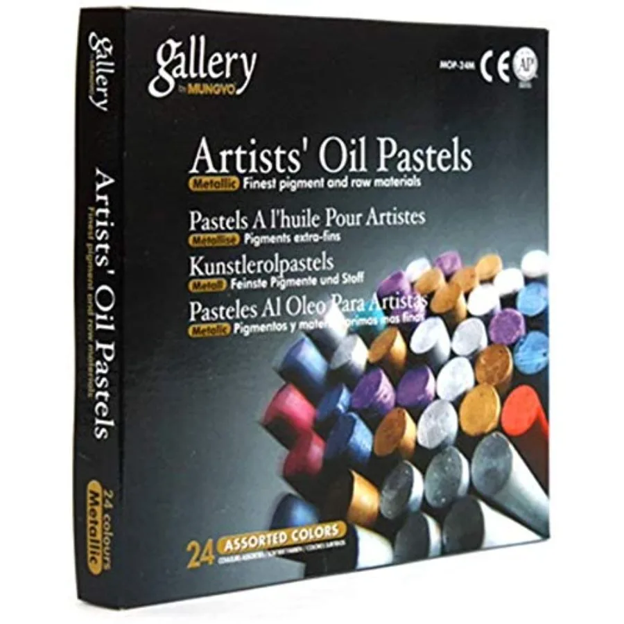 

Gallery Artists' Oil Pastels - 24 Metallic Colors