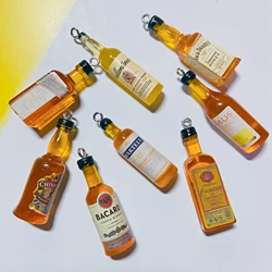 10Pcs Drink Alcohol Wine Bottle Charms for Pendant Jewelry Making Supplies Ornaments Keychain Earrings DIY Findings Accessories