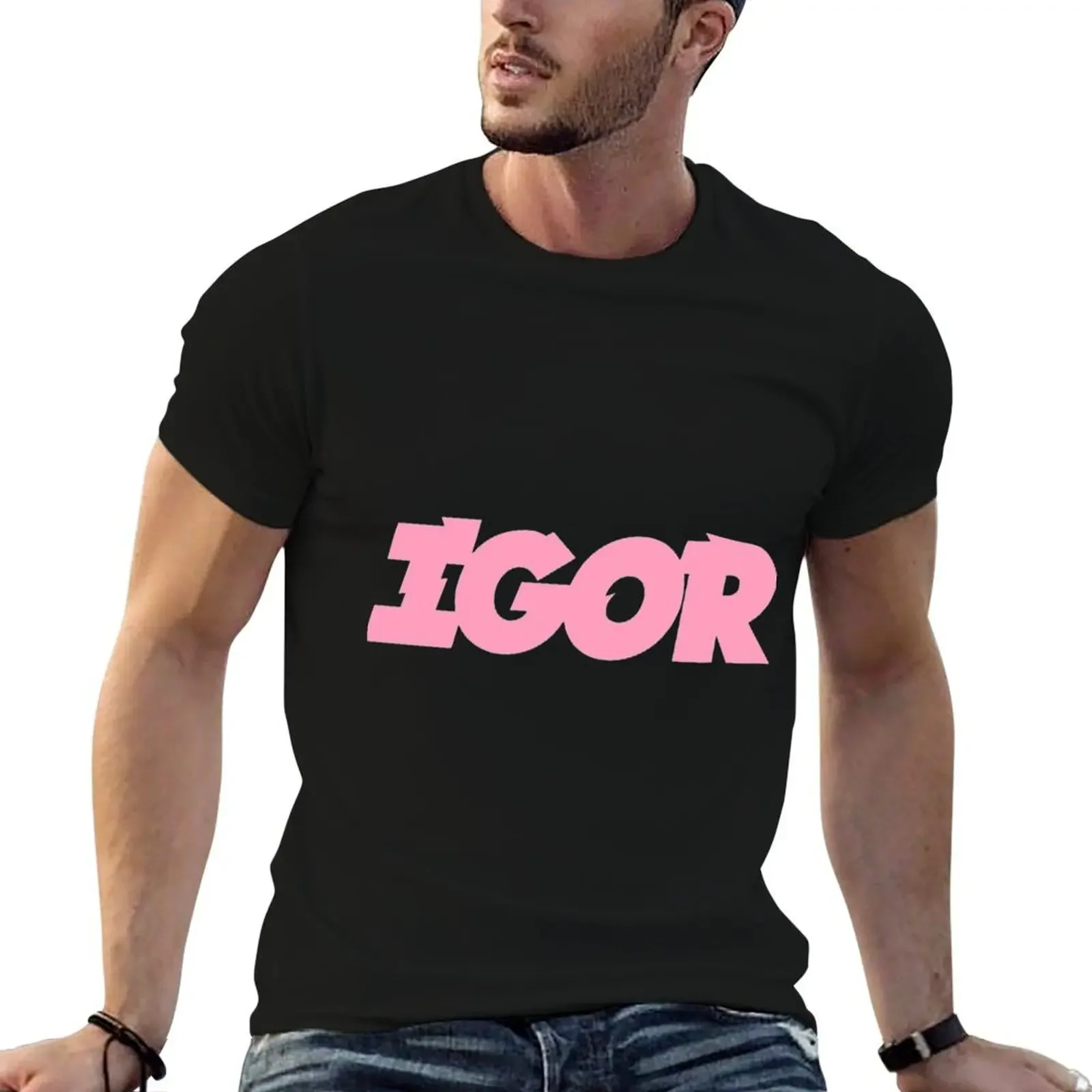 Meilleur vendeur Tyler le créateur Igor Album Pink Logo T-Shirt cheap stuff shirts graphic boys animal print tshirts for men