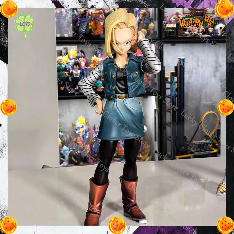

VF Studio Dragon Ball Android 18 Anime Figures 27cm Android 18 Figure Pvc Statue Model Room Ornament Toys Gifts