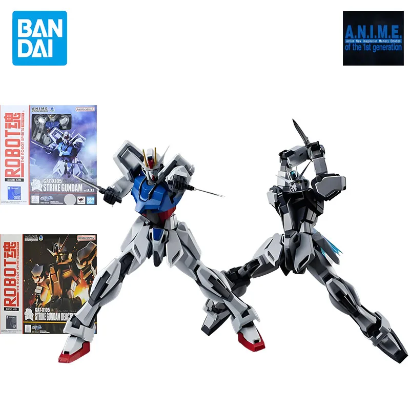 

BANDAI Original MODEL KIT GUNDAM ROBOT GATX105 STRIKE GUNDAM DEACTIVE MODE Ver. A.N.I.M.E. Anime Action Figure Assembly Toys
