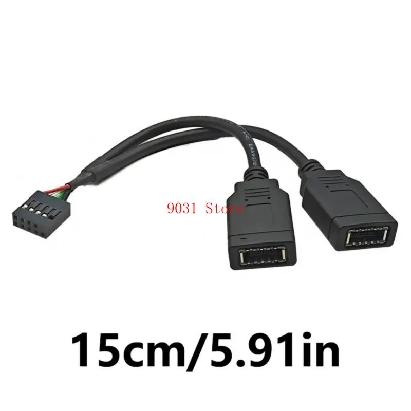 USB2.0 9pin tecla tipo e doble E Cable Convadores Tipo C cable Cable