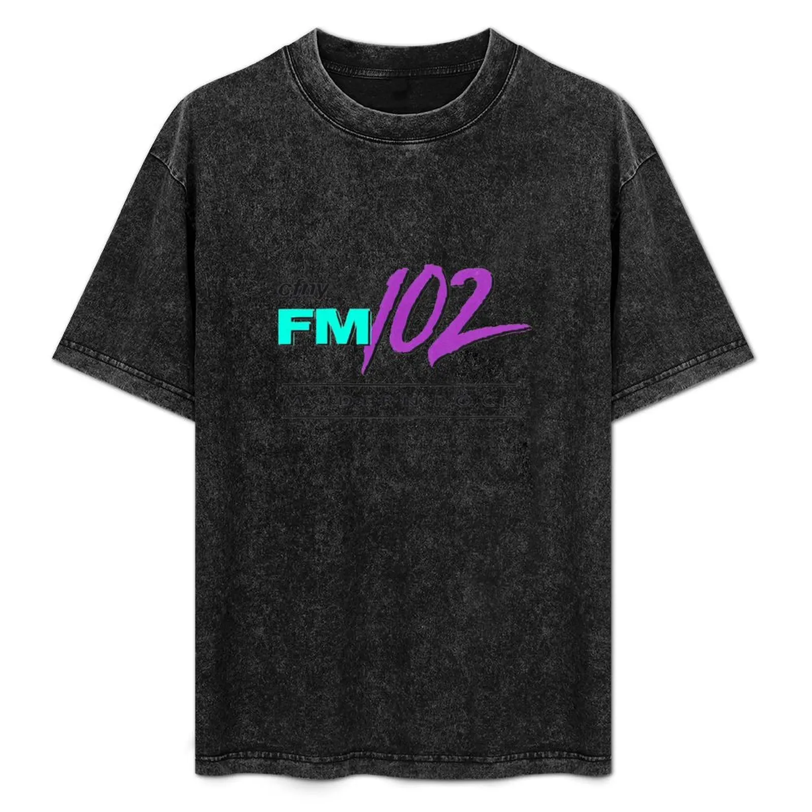 

CFNY FM 102 MODERN ROCK T-Shirt sweat plus size tops essential t shirt graphic t shirts men t shirt