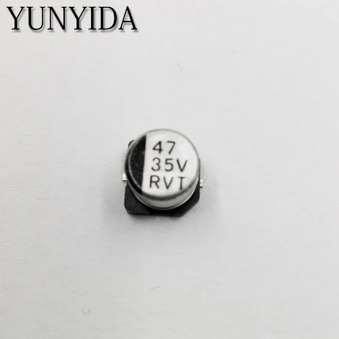 20 Buah SMD 50V 35V 25V 16V 10V 100UF 220UF 47UF 33UF 22UF 10UF 4.7UF 2.2UF 1UF Kapasitor Elektrolit Aluminium