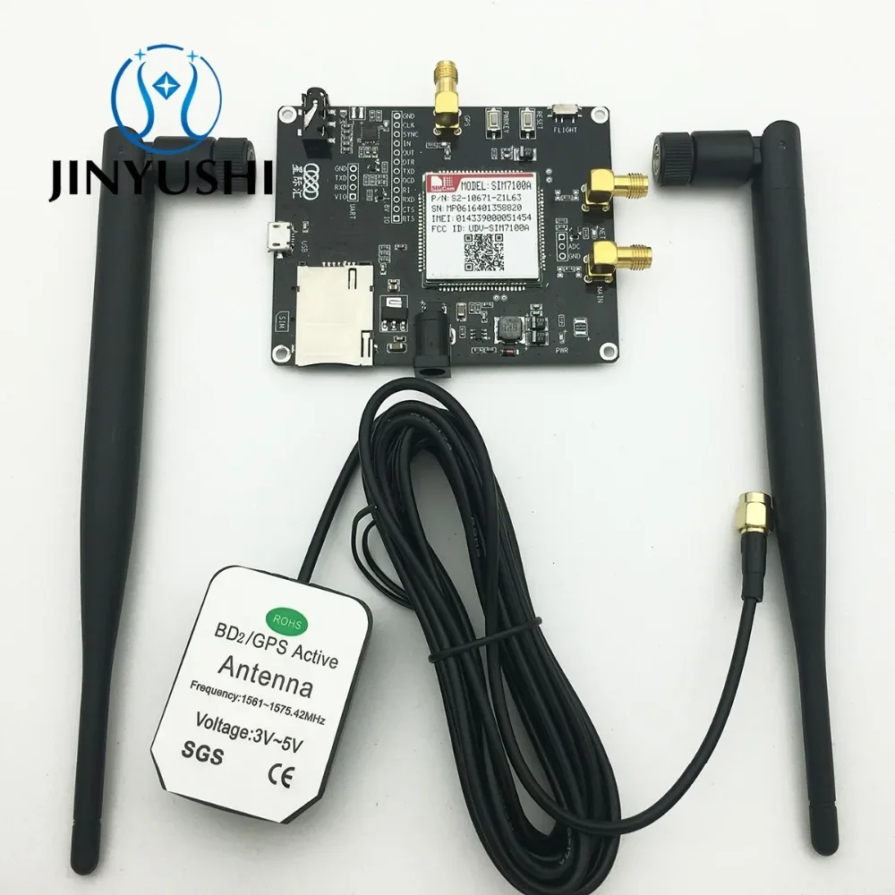 

Плата разработки платы evb SIMCOM SIM7100A + GPS-антенна + многорежимная коммутационная плата LTE антенны/плата ЭВБ/тестирующая плата