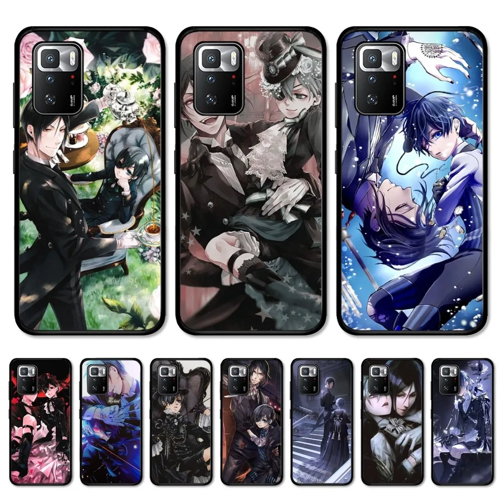 Black Butler Phone Case For Redmi Note 4 X 5 A 6 7 8 T 9 9S 10 11 11S 11Epro Poco M3 pro