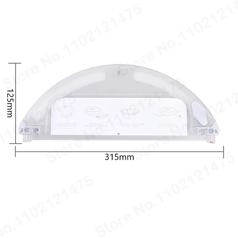 Piezas de fregona con filtro de tanque de agua para Roborock S5 S50 S51 S55 S6 S60 S65 E25 E35 E20 C10 T4 T6, accesorios de repuesto para Robot aspirador