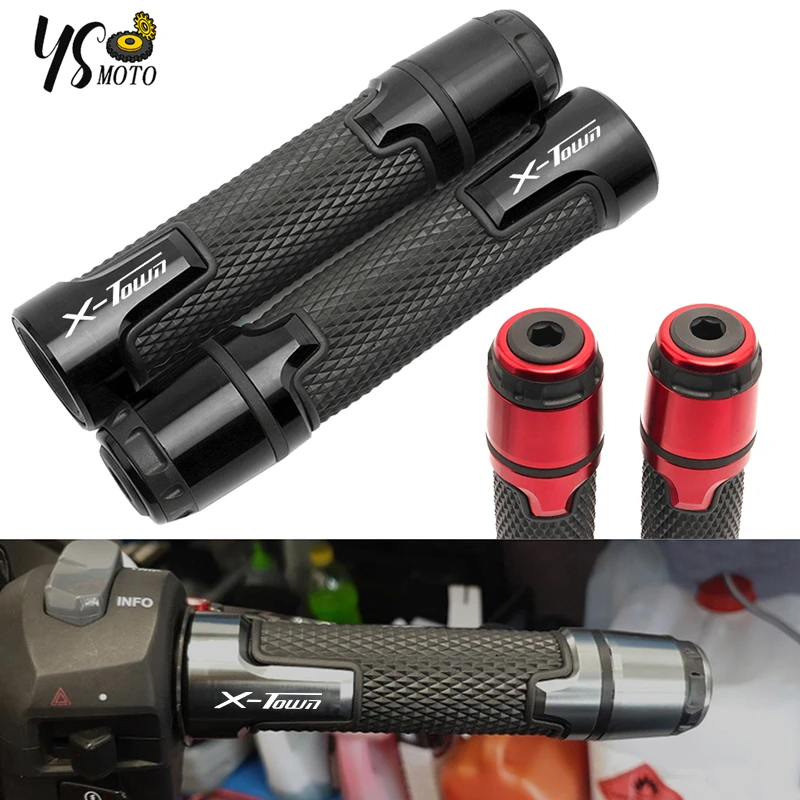 สําหรับKYMCO XTown X-Town 125 300 300i 125i 2017 2018 2019 2020 2021 2022 รถจักรยานยนต์Handlebar Grip Handle Barมอเตอร์ไซด์Handl Grip