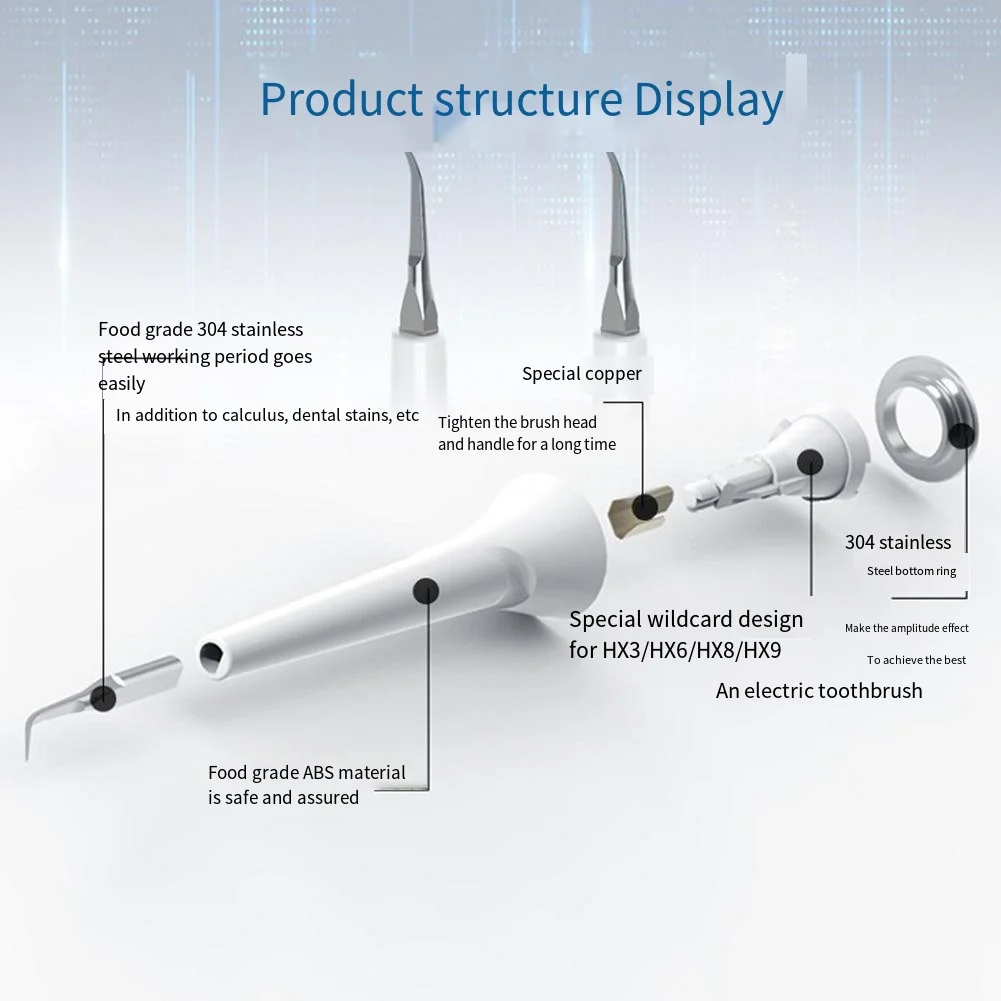 Cabezal de cepillo para eliminar el cálculo dental y el sarro, para Philips HX3,6,8, Serie 9, cepillo de dientes eléctrico