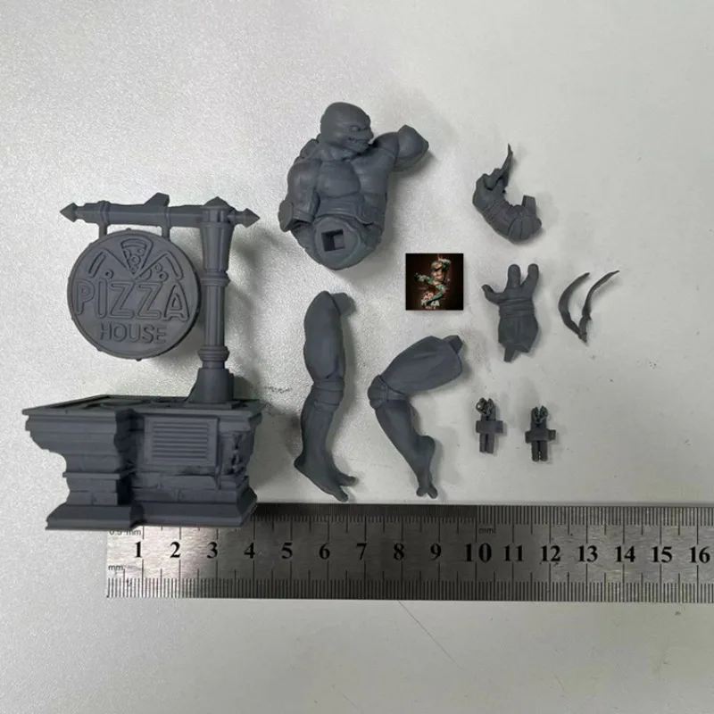 1/24 Scale Resin Figure Assembled Model Kit Justice Warrior Fantasy Hobby Micro Minify Statue Unassemble Unpainted 3D printing