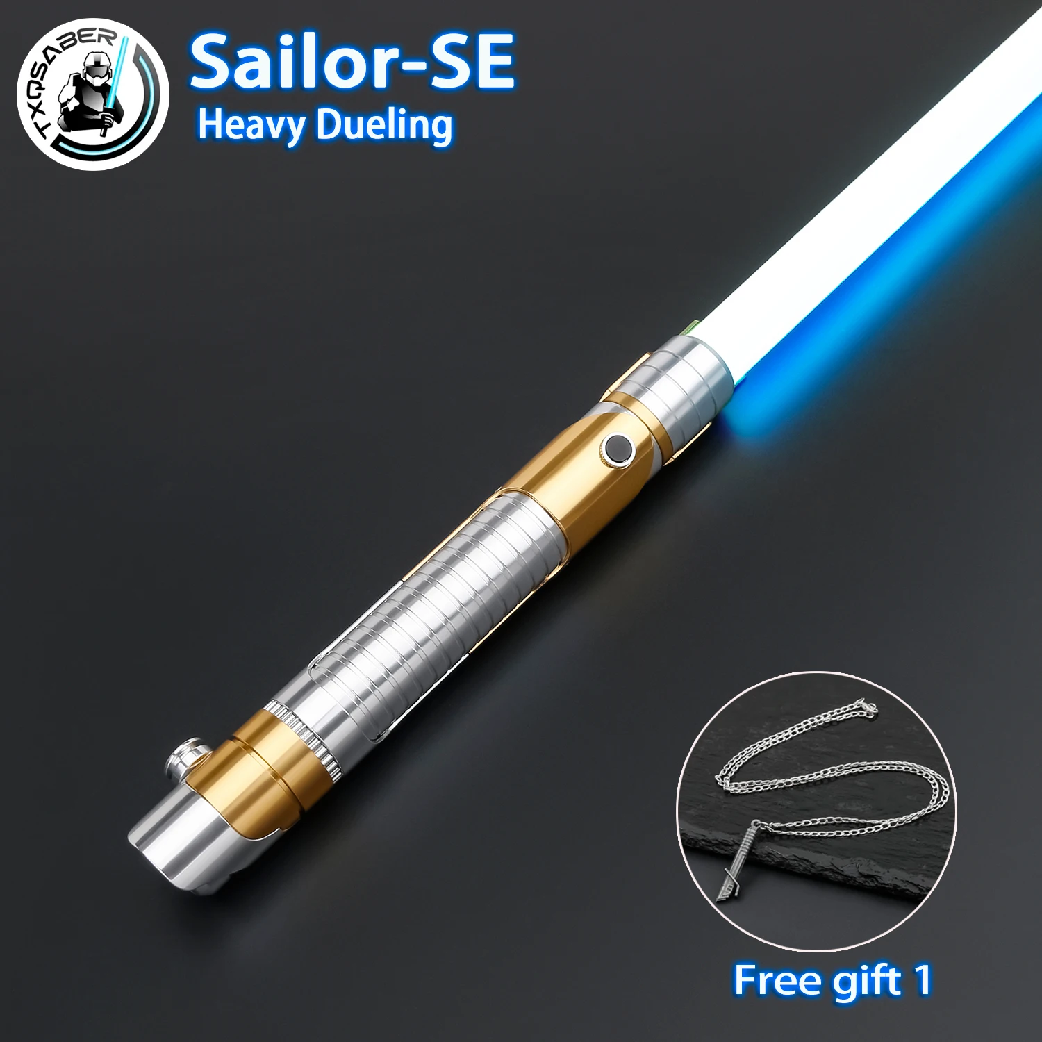 TXQSABER Sailor SE 2025 New Lightsaber Metal Hilt Heavy Dueling Proffie 2.2 Light Sword SNV4 Neo Pixel Laser Cosplay Gift