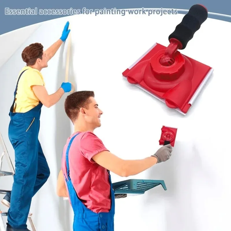 Nieuwe Latex Verf Edger Borstels Verstelbare muur Plafond Hoek Pad Schilder Kleur Separator Verf Rand Trimmer Applicator Tool