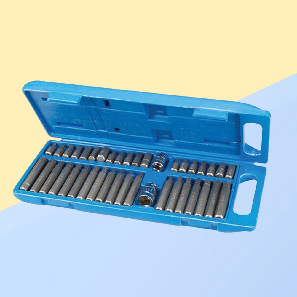 

assortment socket set spline socket set star bit socket set