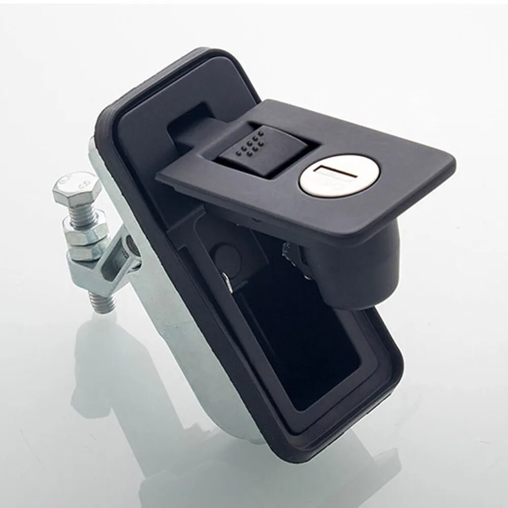 Compression Lock Push Button Operation Trailer Lock Camper Lock Compression Action Push For Campers Tradesman Locking Systems