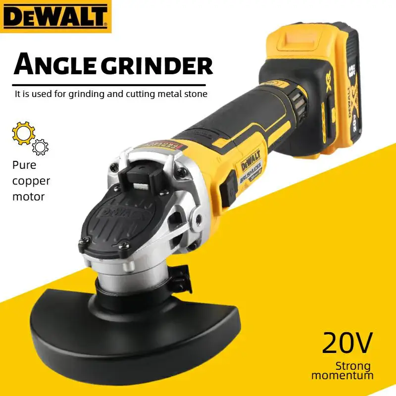 DEWALT DCG405 125mm flat head angle grinder bare machine tool cutting machine brushless 18V lithium battery tools(no battery) - view 2
