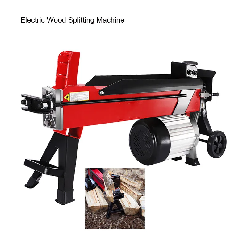 220V Electro-hydraulic hoe wood machine Commercial high-power hydraulic skimmer Household wood split wood machine