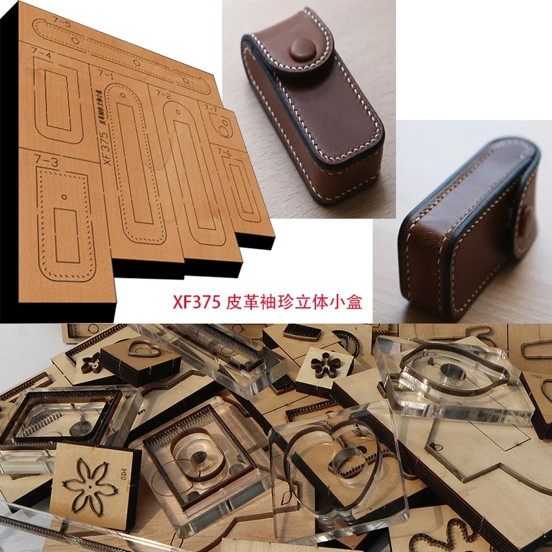 handmade Wooden Die Leather pocket box knife die Leather Craft Punch Hand Tool Cut Knife Mould XF375